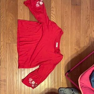 Hollister red top